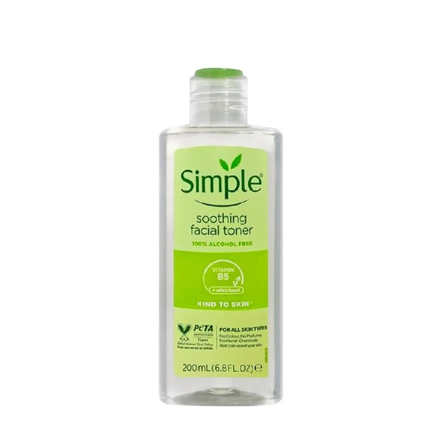 TONER SIMPLE - TONER CHO DA NHẠY CẢM VÀ DA DỄ NỔI MỤN 200ml