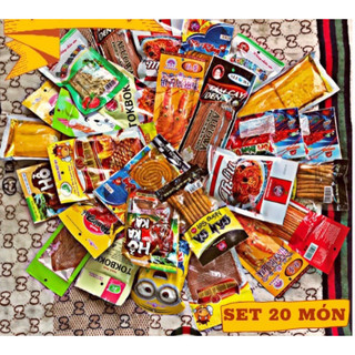 Sét 30 món snack ăn vặt siêu cay ngon