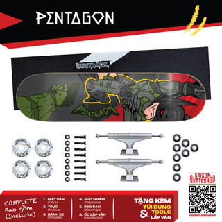 Bộ Ván trượt hoàn chỉnh chuyên nghiệp - PENTAGON BATAGON COMPLETE 8.0
