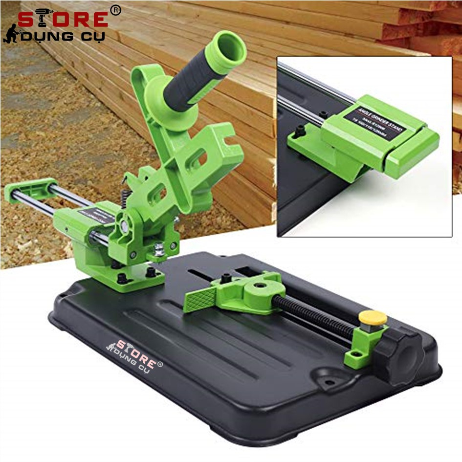 100-125mm Bàn gắn máy mài góc đa năng có trượt , giá đỡ máy cắt đế kẹp máy mài bộ chuyển đổi máy mài thành máy cắt