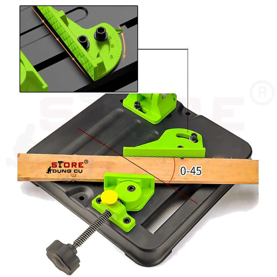 100-125mm Bàn gắn máy mài góc đa năng có trượt , giá đỡ máy cắt đế kẹp máy mài bộ chuyển đổi máy mài thành máy cắt