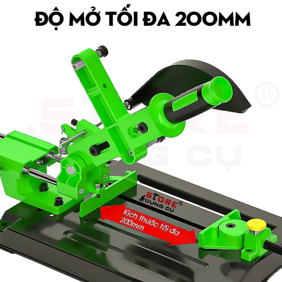 100-125mm Bàn gắn máy mài góc đa năng có trượt , giá đỡ máy cắt đế kẹp máy mài bộ chuyển đổi máy mài thành máy cắt