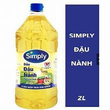 Dầu đậu nành nguyên chất Simply chai 2 lít