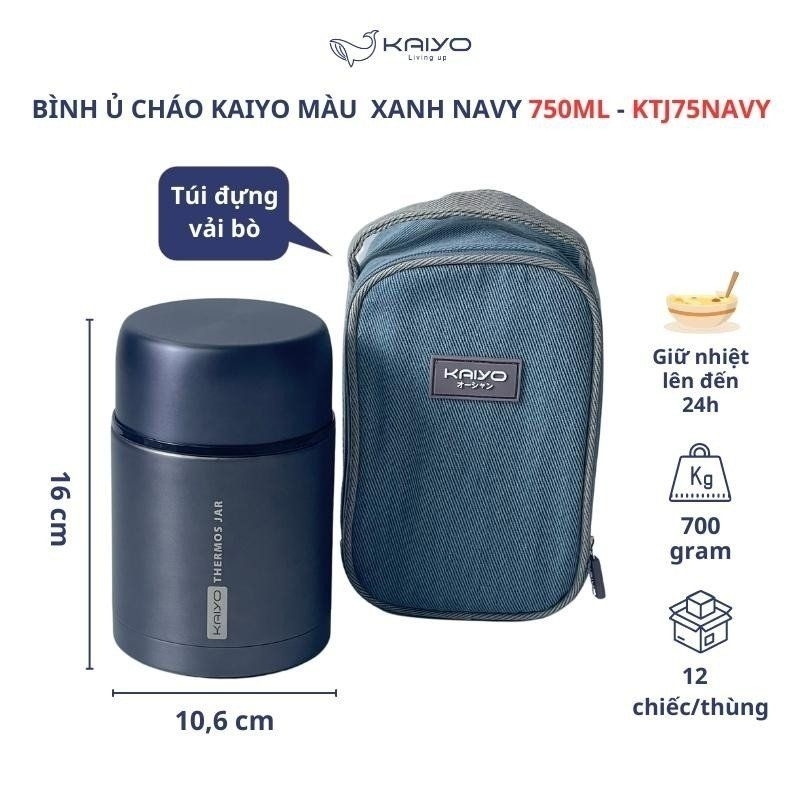 Bình ủ cháo Kaiyo - Thương hiệu Nhật Bản.