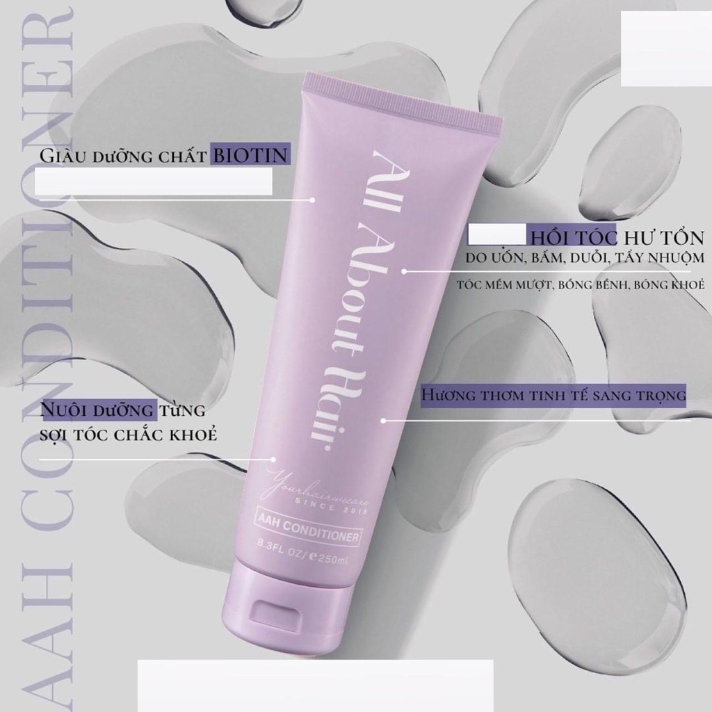 Trọn Bộ Dưỡng Tóc AHH  Giúp Tóc Chắc Khoẻ. Hổ Trợ Giảm Rụng & Mọc Tóc, Kiềm Dầu & Lưu Hương