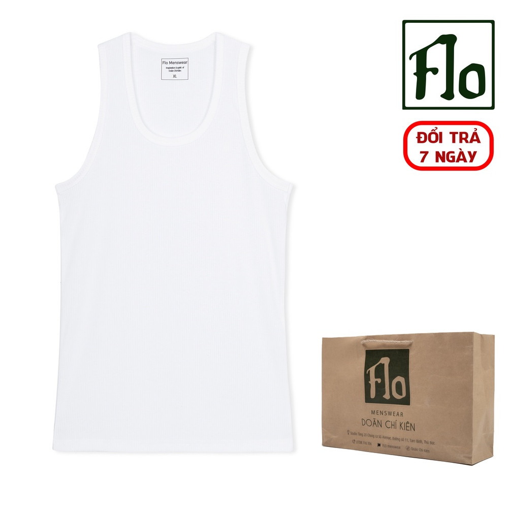 Áo ba lỗ thun gân FLO MENSWEAR Ver2 form body thun lạnh mặc mát