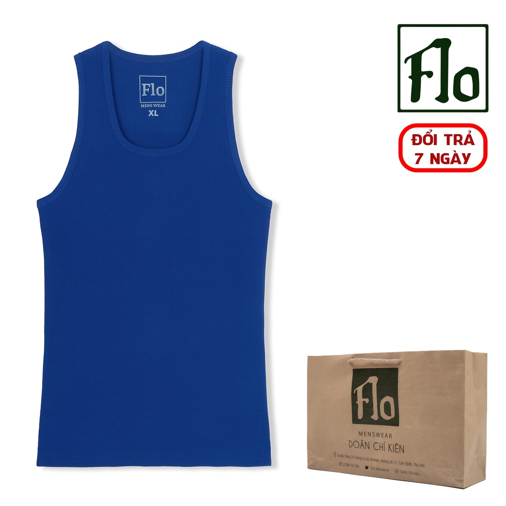 Áo ba lỗ thun gân FLO MENSWEAR Ver2 form body thun lạnh mặc mát
