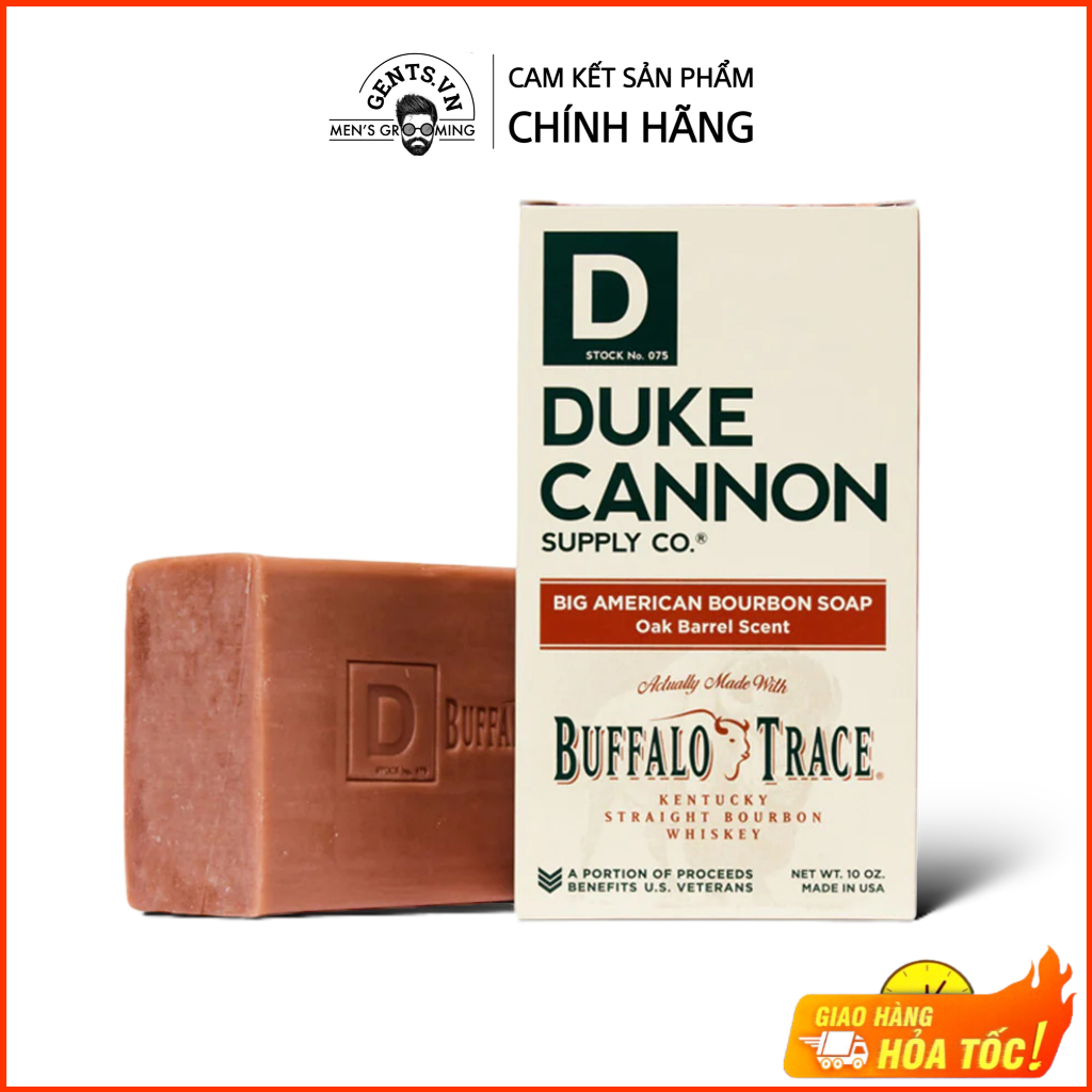 Xà phòng tắm cao cấp Duke Cannon Big American Bourbon Soap 283g