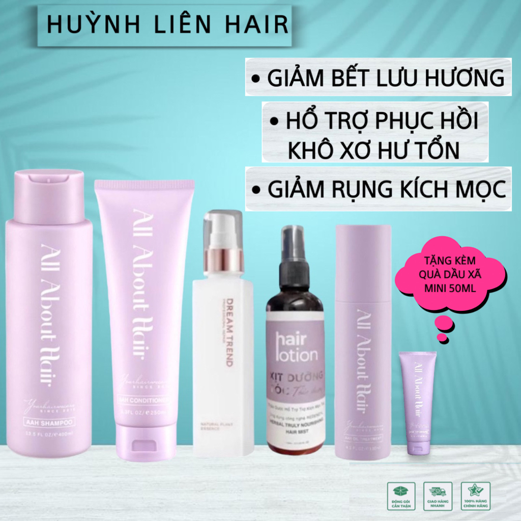 Dưỡng Tóc 5 Sản Phẩm. Giúp Tóc Chắc Khoẻ, Hổ Trợ Giảm Rụng Và Mọc Tóc, Khô Sơ Hư Tổn