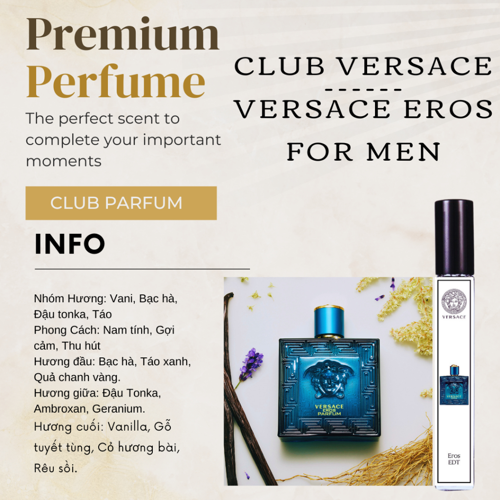 Nước hoa Nam Versace Eros For Men EDT