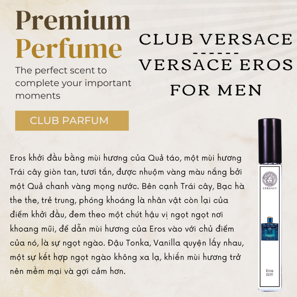 Nước hoa Nam Versace Eros For Men EDT