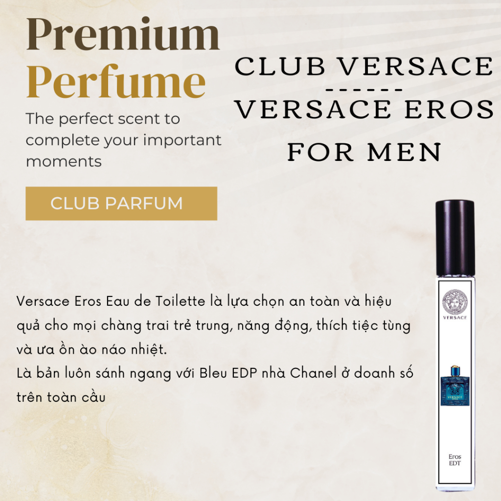 Nước hoa Nam Versace Eros For Men EDT