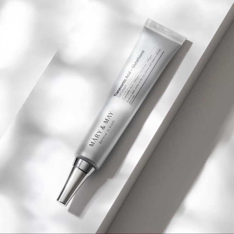 Kem mắt giảm thâm quầng mắt Tranexamic acid 1000ppm+Glutathione 1000ppm Mary&May