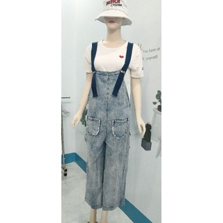 Yếm quần jean, vải