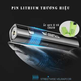 Đèn Pin XHP Đèn pin siêu sáng cầm tay bản cao cấp mini Led chiếu xa chống nước bảo ngân hàng điện đèn hạt pin sạc18650