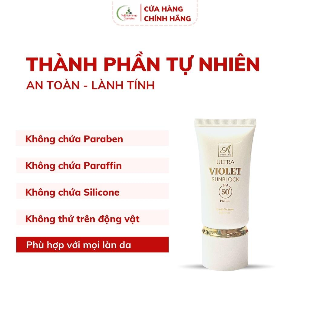 Kem chống nắng nâng tone kiềm dầu Mềm, ultra violet sunblock acosmetics, dưỡng trắng da mặt 50ml