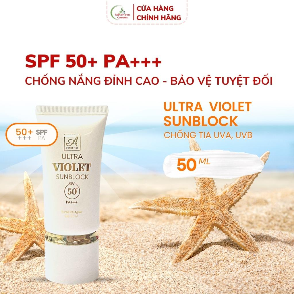 Kem chống nắng nâng tone kiềm dầu Mềm, ultra violet sunblock acosmetics, dưỡng trắng da mặt 50ml