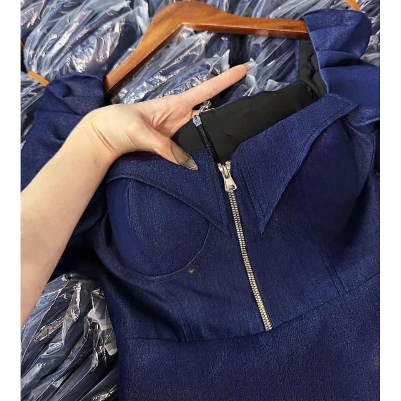 Đầm Jean Big Size  MS010