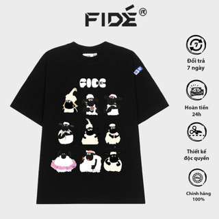 Áo thun FIDE Cừu shaun phông unisex nam nữ form rộng cổ tròn ulzzang SHAUN 14