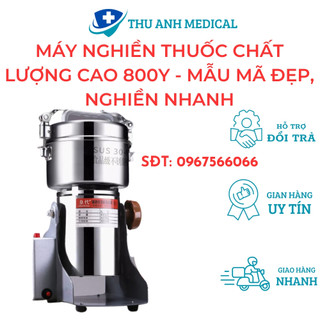 Máy nghiền thuốc- xay thảo dược- máy nghiền thuốc chất lượng cao 800y – lưỡi dao sắc bén, xay mịn