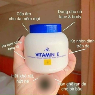 Kem dưỡng thể Vitamin E Thái Lan 200ml