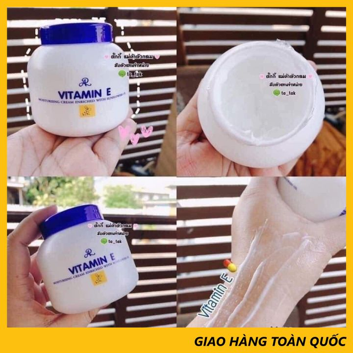 Kem dưỡng thể Vitamin E Thái Lan 200ml
