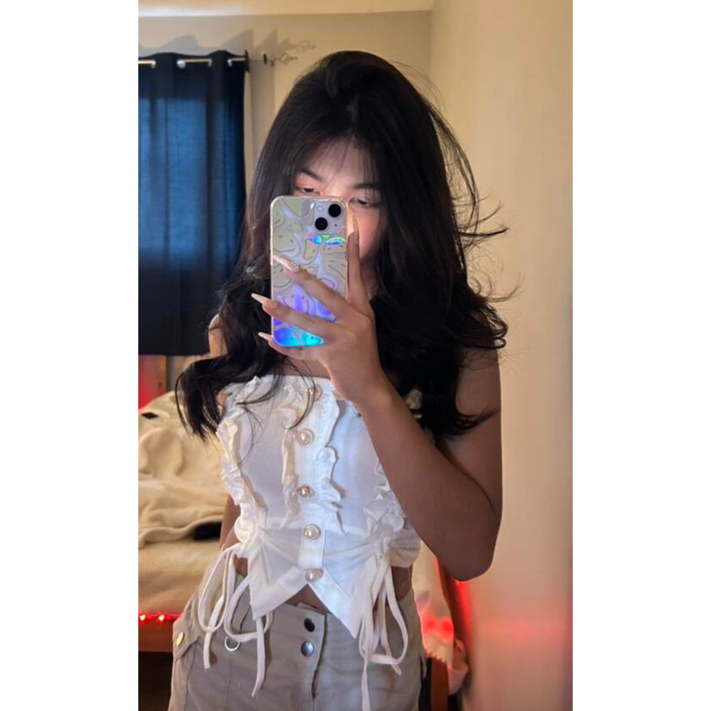 (HÀNG CÓ SẴN) RIMMY TUBE TOP (WHITE)