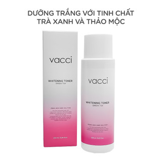 VACCI - NƯỚC HOA HỒNG TRẮNG DA CHIẾT XUẤT TRÀ XANH - WHITENING TONER GREEN TEA