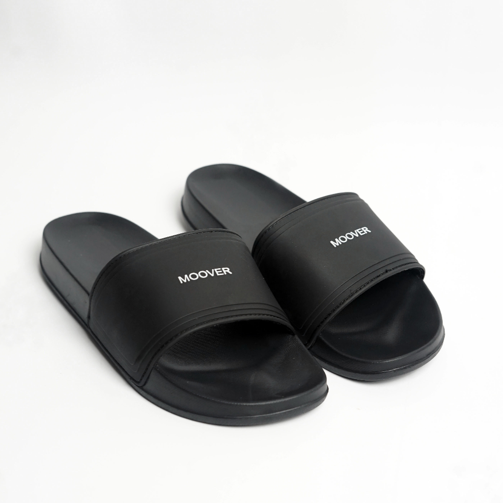 Dép quai ngang logo MOOVER basic dép unisex slipper cá tính êm chân