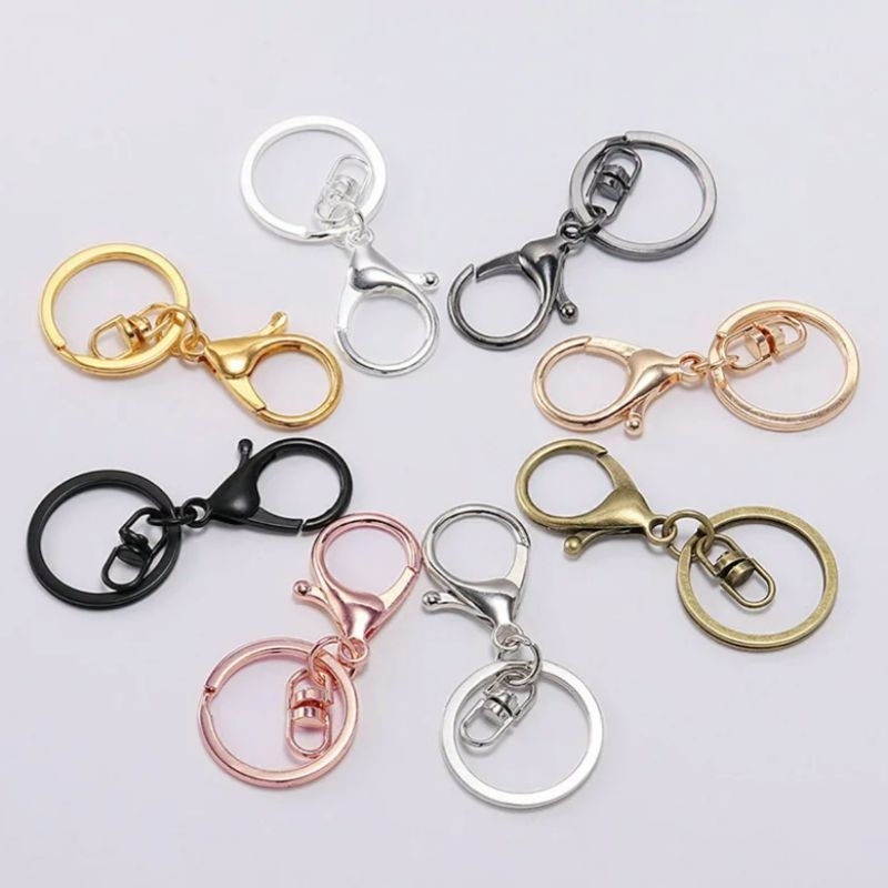 Móc khóa gắn thú bông_móc chìa khóa thủ công