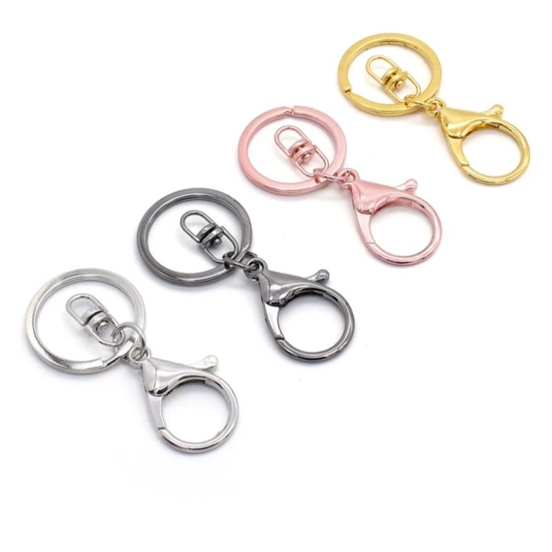 Móc khóa gắn thú bông_móc chìa khóa thủ công