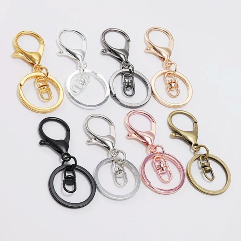 Móc khóa gắn thú bông_móc chìa khóa thủ công