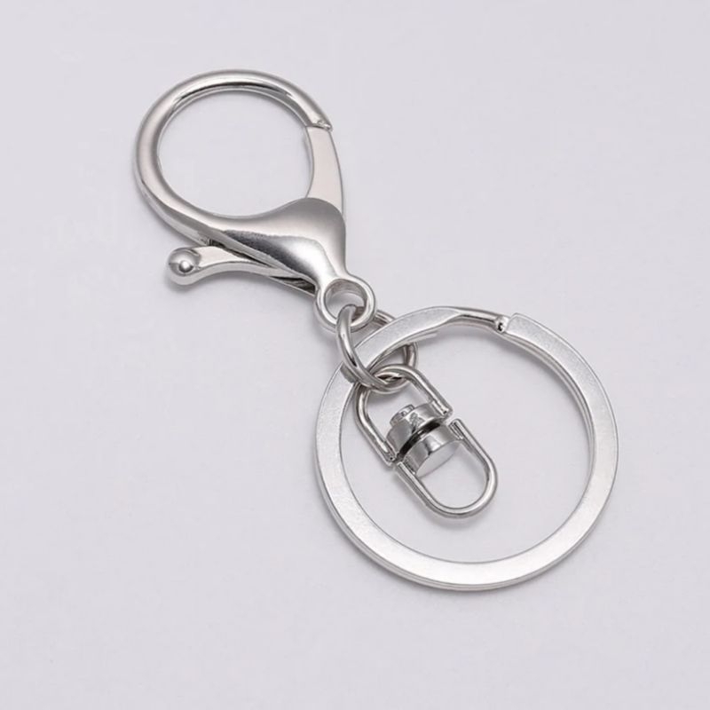 Móc khóa gắn thú bông_móc chìa khóa thủ công