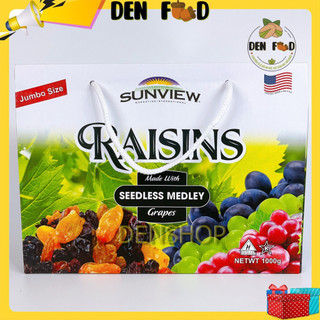 Nho Khô Mỹ Raisin Sunview không hạt vị thập cẩm