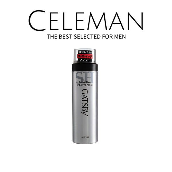 [CHÍNH HÃNG] Gôm xịt tạo kiểu tóc Gatsby Set & Keep Spray Super Hard - Celeman