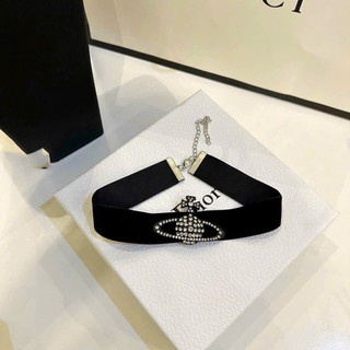 Vòng cổ chocker đá zicon nhân tạo