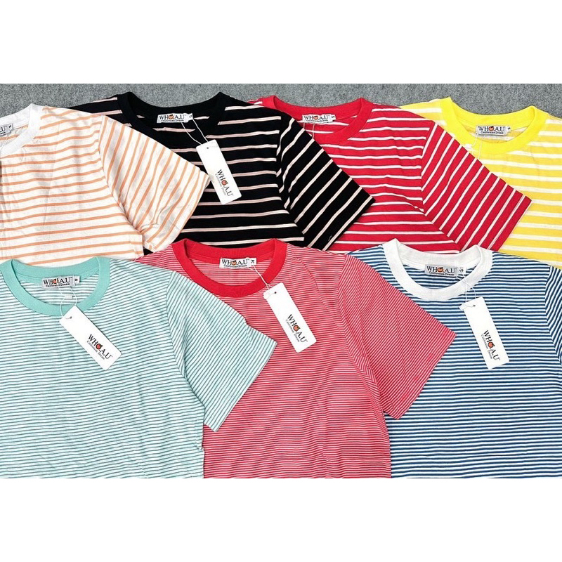 Áo thun sọc Whoau siêu xinh