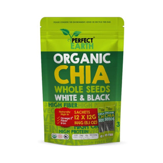 Hạt chia hữu cơ Chia Seed Perfect Earth Aztec Organic - Ăn kiêng - Giảm Cân - Ăn Chay - Ăn thực dưỡng - OrganicStores