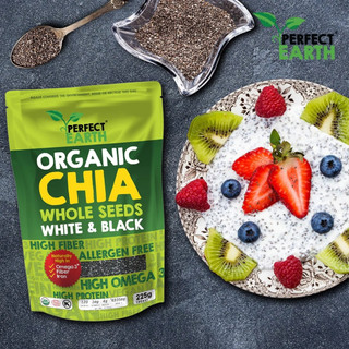 Hạt chia hữu cơ Chia Seed Perfect Earth Aztec Organic - Ăn kiêng - Giảm Cân - Ăn Chay - Ăn thực dưỡng - OrganicStores