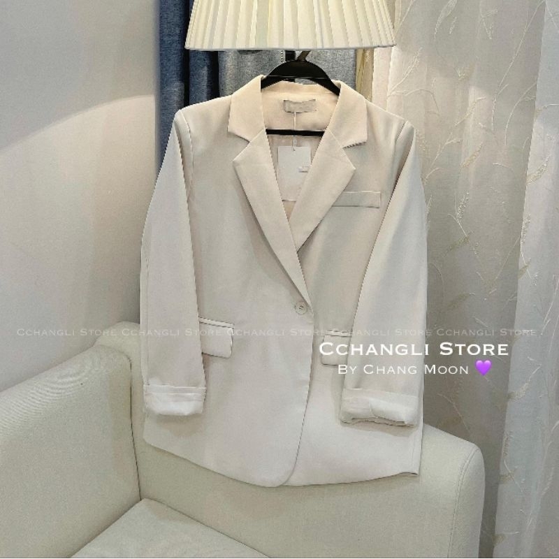 Áo khoác vest BOILING Quảng Châu có đệm vai 2 lớp ba cúc thẳng sau lưng dày dặn đứng form cao cấp 19006 | BigBuy360 - bigbuy360.vn