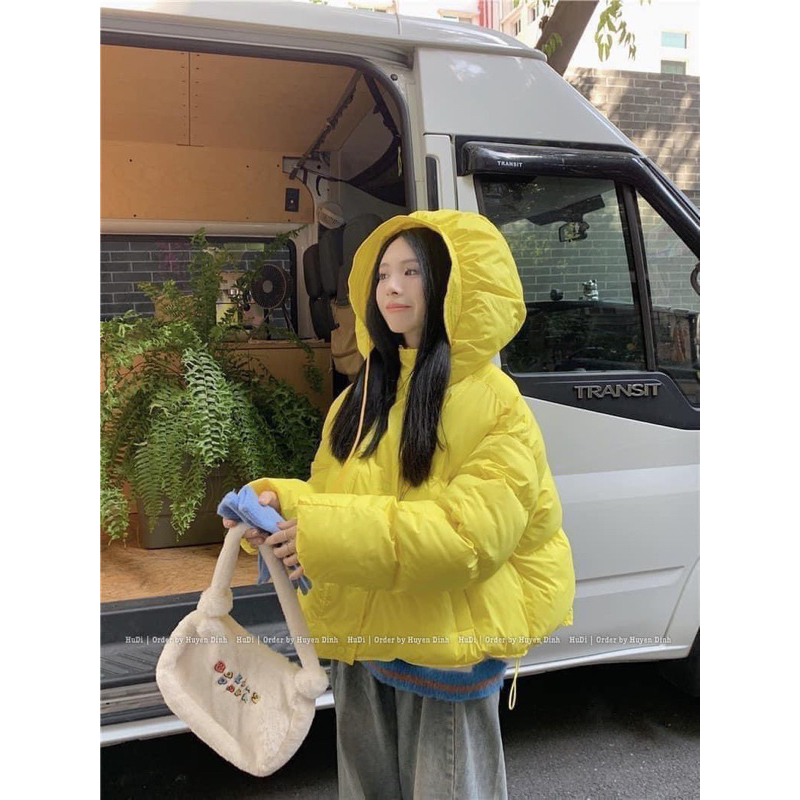 Áo phao béo dáng ngắn ulzzang