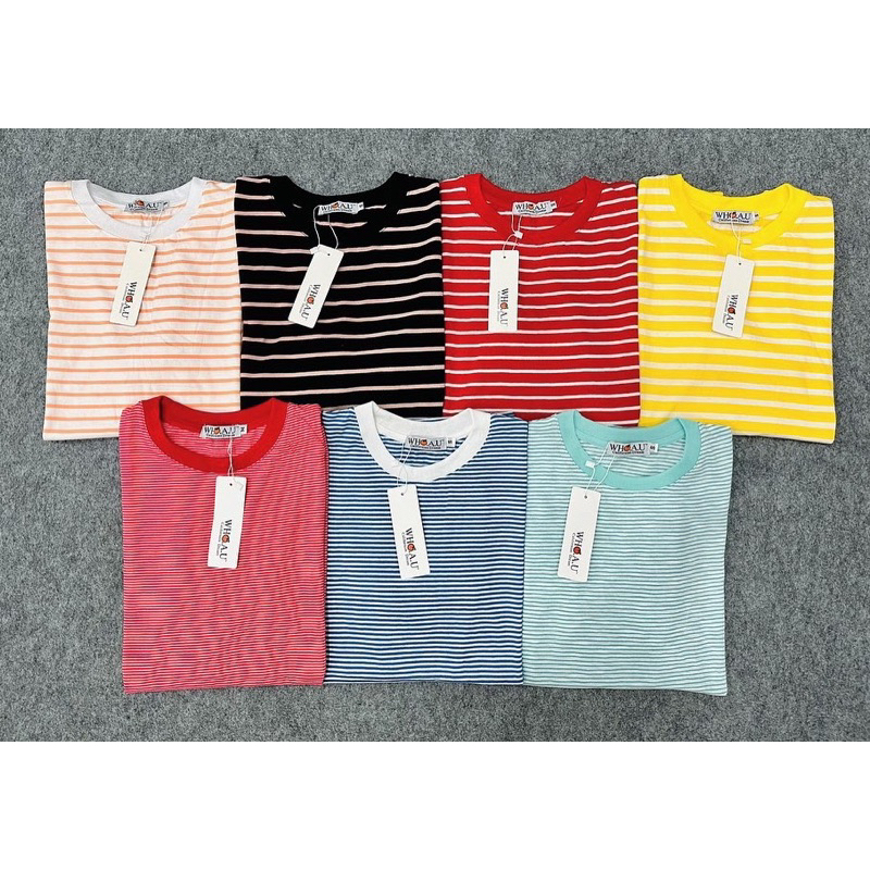 Áo thun sọc Whoau siêu xinh