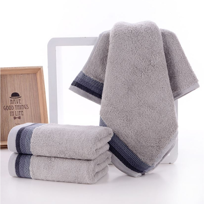 Khuyến Mãi 🔴 Khăn Mặt, Khăn Lau Đầu, Khăn tắm100% Cotton size 35*75cm Siêu Thấm Hút