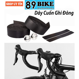 ( 1 Bộ ) Dây Cuốn Ghi Đông Xe Đạp Đua Vải Cacbon - Dây Cuốn Ghi Đông Xe Đạp Fixed Gear