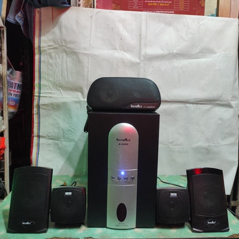 Loa Soundmax A9000-5.1 màu đen