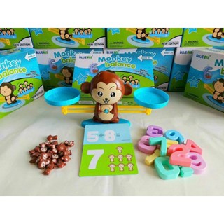 Bộ đồ chơi khỉ cân thăng bằng giúp bé làm quen với các con số và say mê học toán