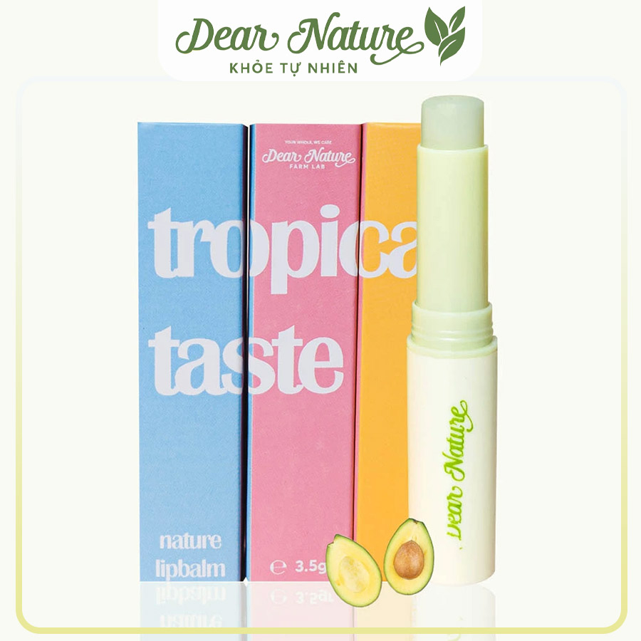 Son Dưỡng Tropical Taste Nature Lipbalm Làm Mềm Mịn Môi, Dưỡng Môi, Tránh Môi Khô, Nứt Nẻ_Dear Natur