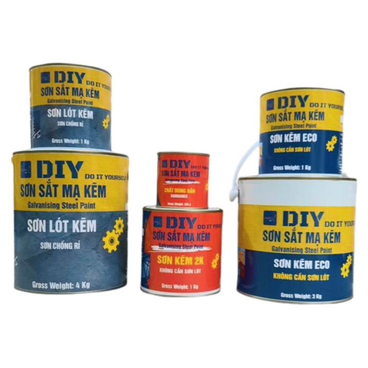 Sơn Lót Kẽm, Sơn Chống Rỉ Sắt Đen, Thép Mạ Kẽm, Thép Hình  - DIY