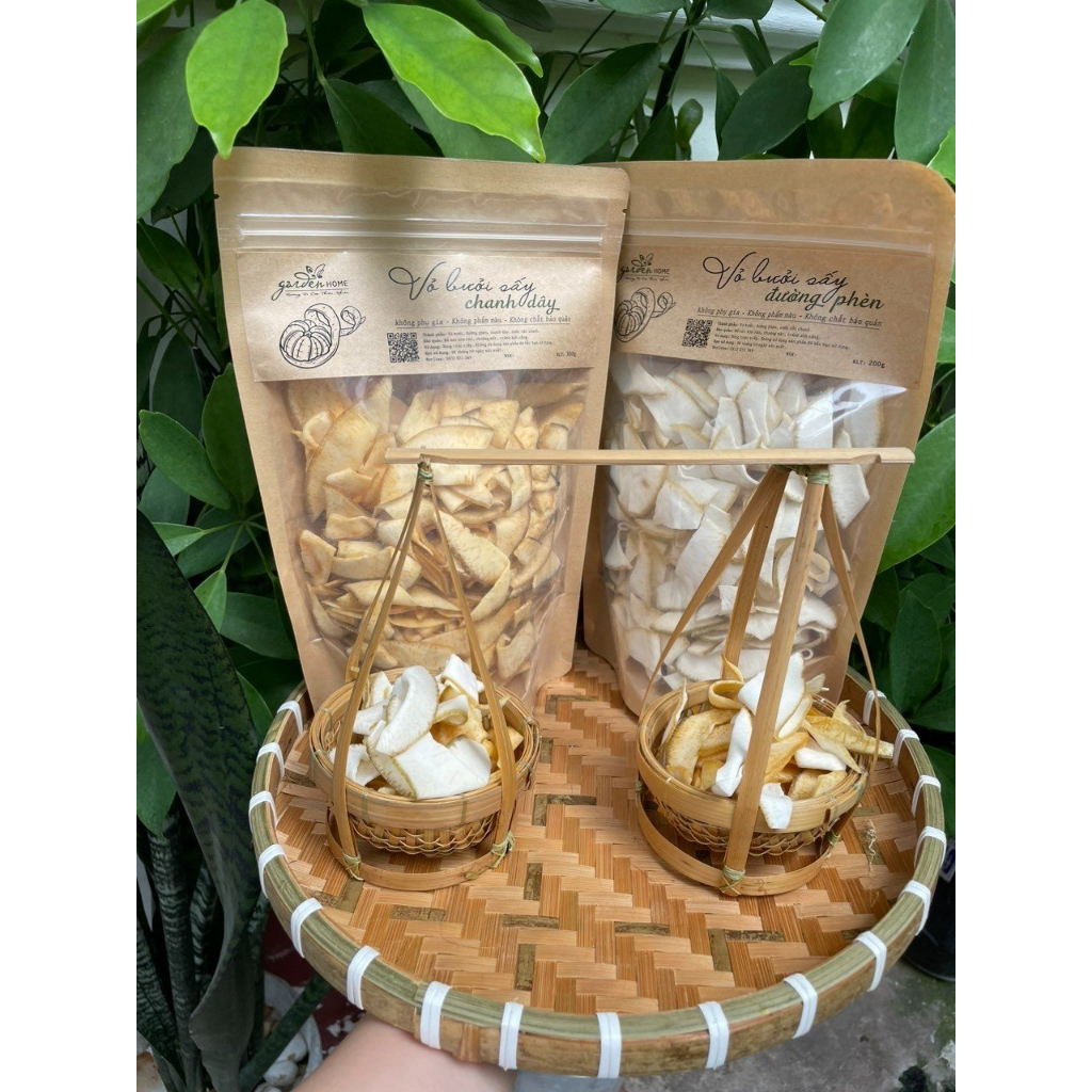 300 g Vỏ Bưởi Sấy Chanh Dây Garden Home