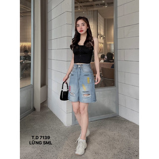 quần jeans ngô cạp siêu cao